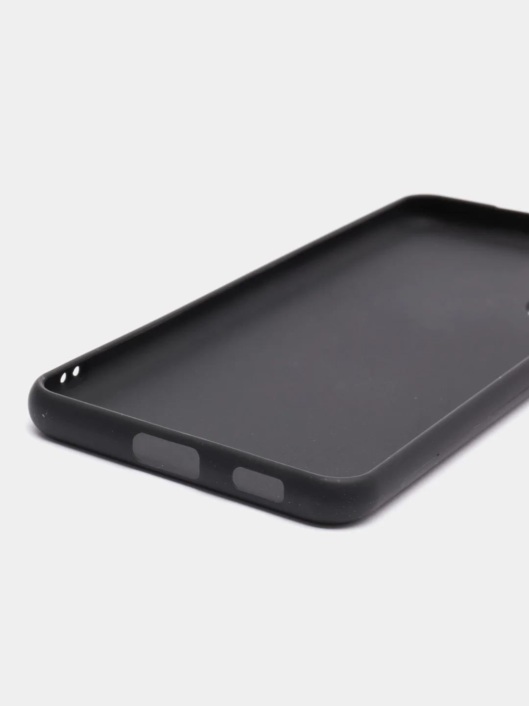 Черный чехол силиконовый для Samsung S21 / Samsung S21 Plus / S21 Ultra