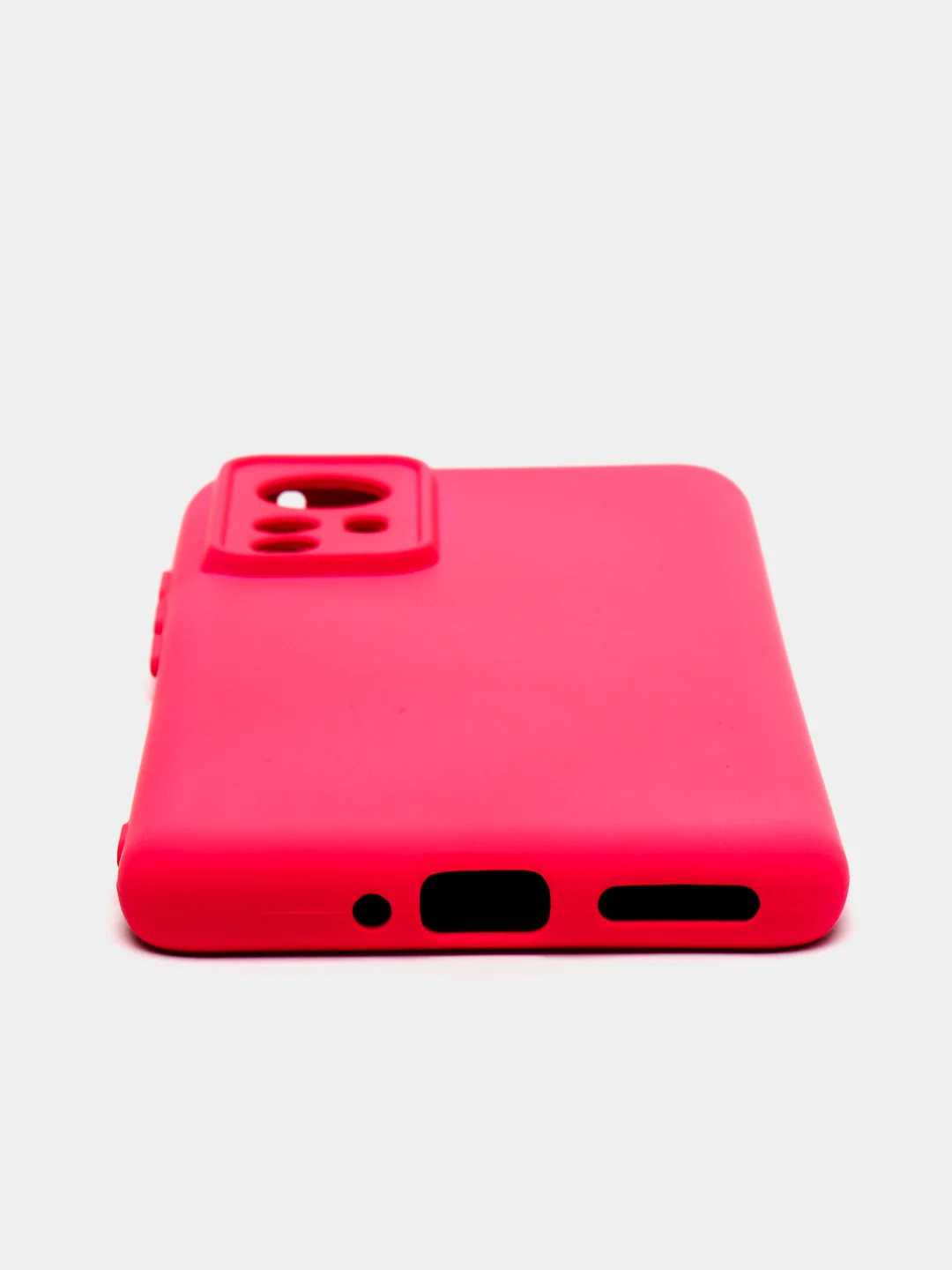 Красный чехол с защитой камерой и бархатом внутри Xiaomi 12X / XIAOMI 12