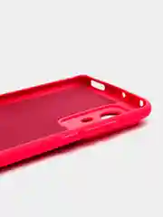 Красный чехол с защитой камерой и бархатом внутри Xiaomi 12X / XIAOMI 12