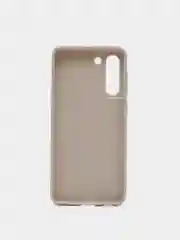 Серый чехол для Samsung S21 силиконовый матовый