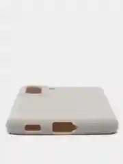 Серый чехол для Samsung S21 силиконовый матовый