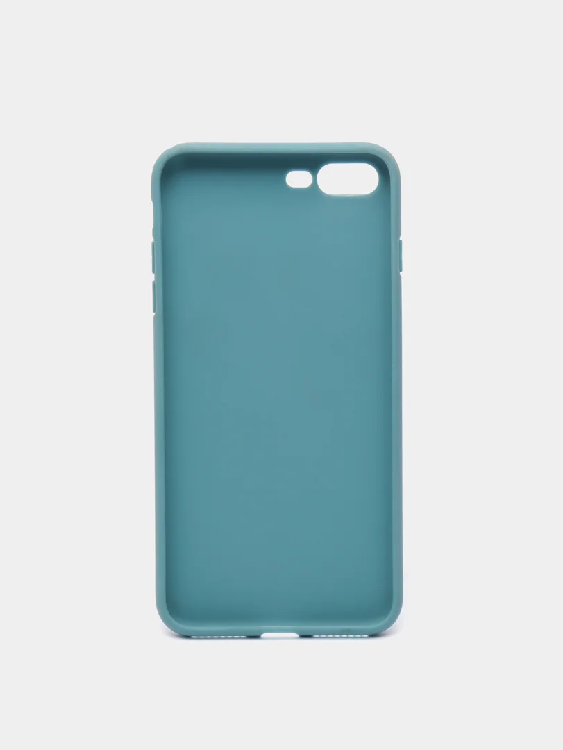 Бирюзовый яркий силиконовый чехол для iPhone, 14 цветов