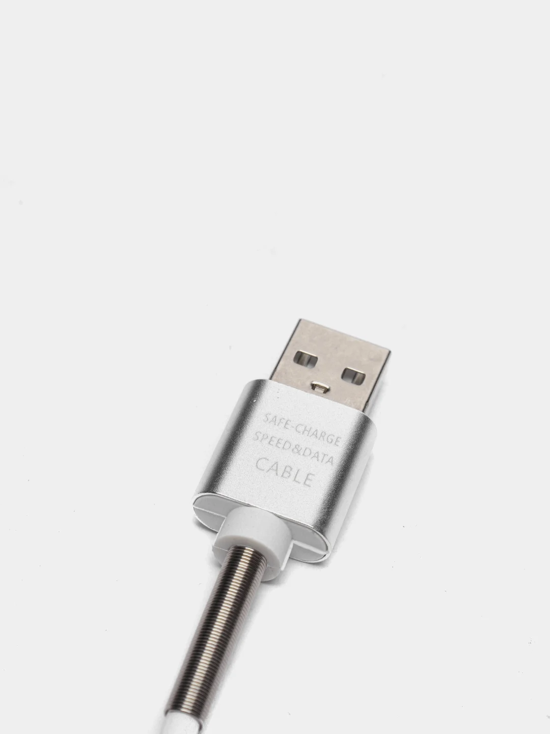 Белый кабель зарядный Micro-USB, Type-C, Lightning, 1 м