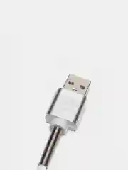 Белый кабель зарядный Micro-USB, Type-C, Lightning, 1 м
