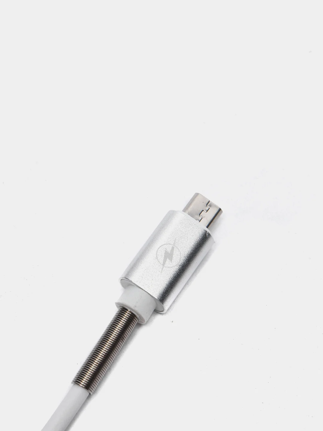 Белый кабель зарядный Micro-USB, Type-C, Lightning, 1 м