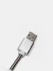 Белый кабель зарядный Micro-USB, Type-C, Lightning, 1 м