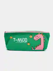 Зеленый пенал - "T-Mido", органайзер для канцтоваров, пенал для канцтоваров, косметичка