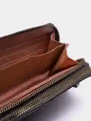 Серый кошелек женский