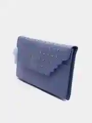 Голубой кошелек женский, 19 х 9,5 см