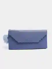 Голубой кошелек женский, 19 х 9,5 см
