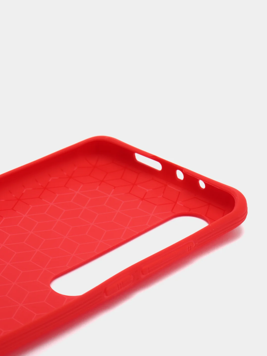 Красный мягкий и тонкий силиконовый чехол для Xiaomi Mi 10