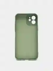 Лесной зеленый чехол силиконовый с кольцом на iPhone 12