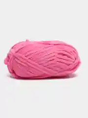 Розовый пряжа плюшевая Alize Velluto, микрополиэстер, 100 г, 68 м
