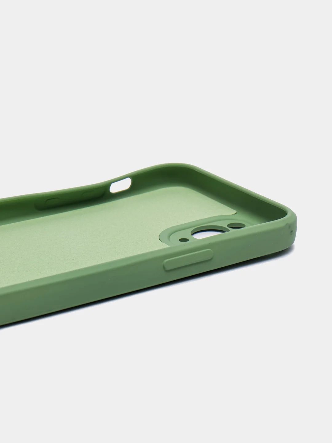 Бирюзовый чехол силиконовый с защитой камеры для Apple iPhone 11 Pro с бархатной подкладкой