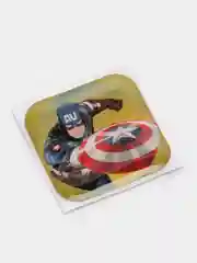 Серый 3d стикеры мини-наклейки на телефон или чехол супергеройская тема
