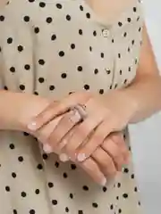 Серебряный кольцо безразмерное "Змея"