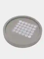 Белый липучка самоклеющая d1.5см (липы)