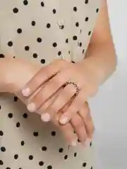 Серебряный женское необычное кольцо