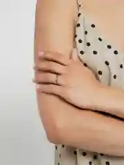 Серебряный женское необычное кольцо