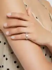 Кольцо с цепью