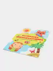 Салатовый раскраска с заданиями