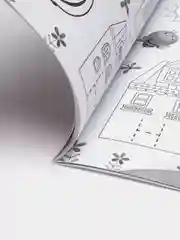 Зеленый раскраска с заданиями
