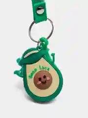 Белый брелок для ключей и рюкзака
