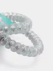 Серебряный резинка пружинка для волос
