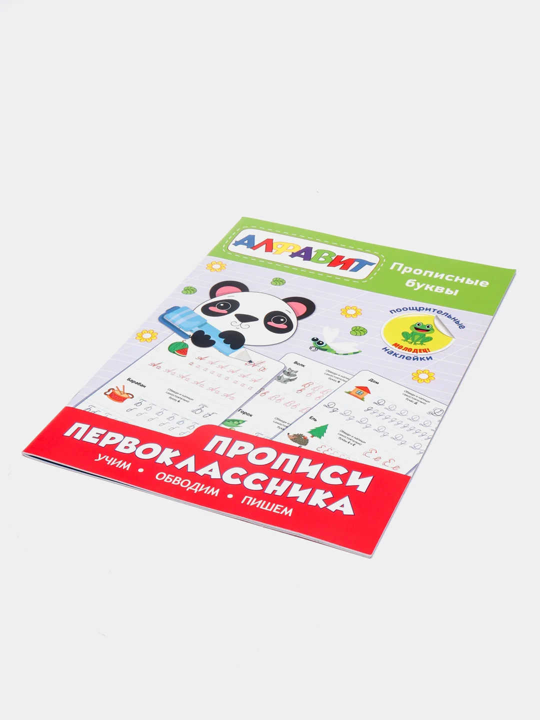 Салатовый прописи "Изучаем алфавит"