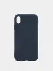 Синий меланж силиконовый чехол на iPhone X / iPhone XS / iPhone XR