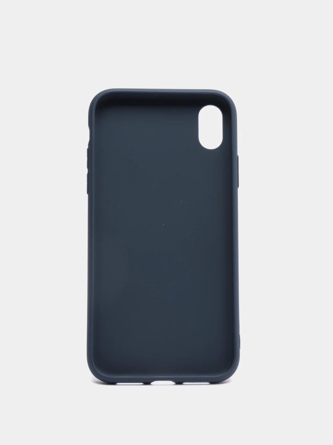 Синий меланж силиконовый чехол на iPhone X / iPhone XS / iPhone XR