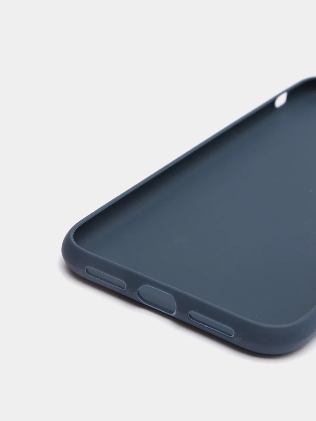 Синий меланж силиконовый чехол на iPhone X / iPhone XS / iPhone XR