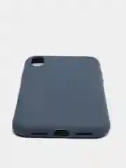 Синий меланж силиконовый чехол на iPhone X / iPhone XS / iPhone XR
