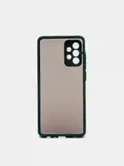 Зеленый чехол противоударный матовый для Samsung A72