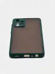 Зеленый чехол противоударный матовый для Samsung A72