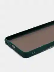 Зеленый чехол противоударный матовый для Samsung A72