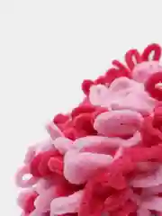 Розовый пряжа петельками Alize Puffy More