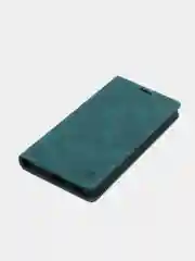 Тёмно-зелёный чехол для Samsung S21 Plus с карманом для карт и подставкой