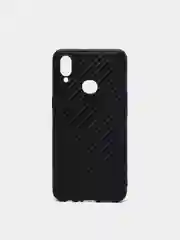 Чехол силиконовый для Samsung Galaxy A10S, c текстурой под карбон
