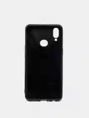 Чехол силиконовый для Samsung Galaxy A10S, c текстурой под карбон