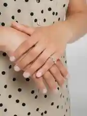 Серый женское необычное кольцо