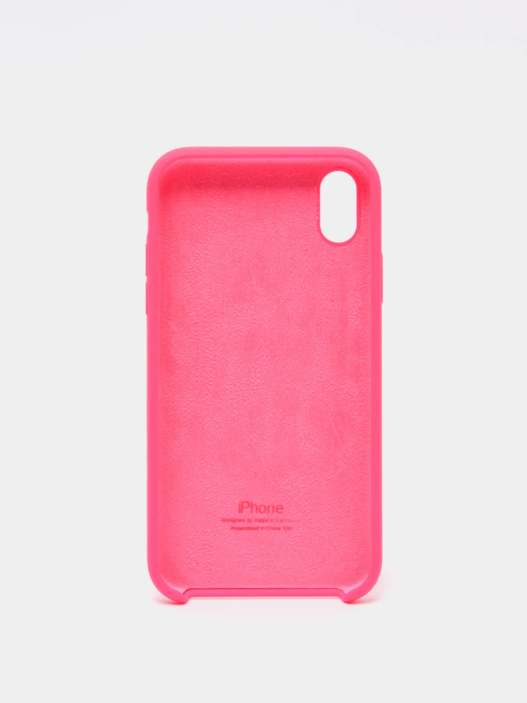 Фуксия чехол Silicone Case ( Чехол силиконовый ) для iPhone XR