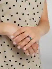 Кольцо из стали (унисекс,) цвет радужный