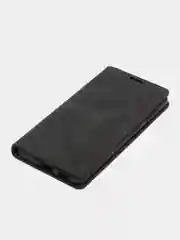 Черный чехол для Samsung S21 с карманом для карт и подставкой