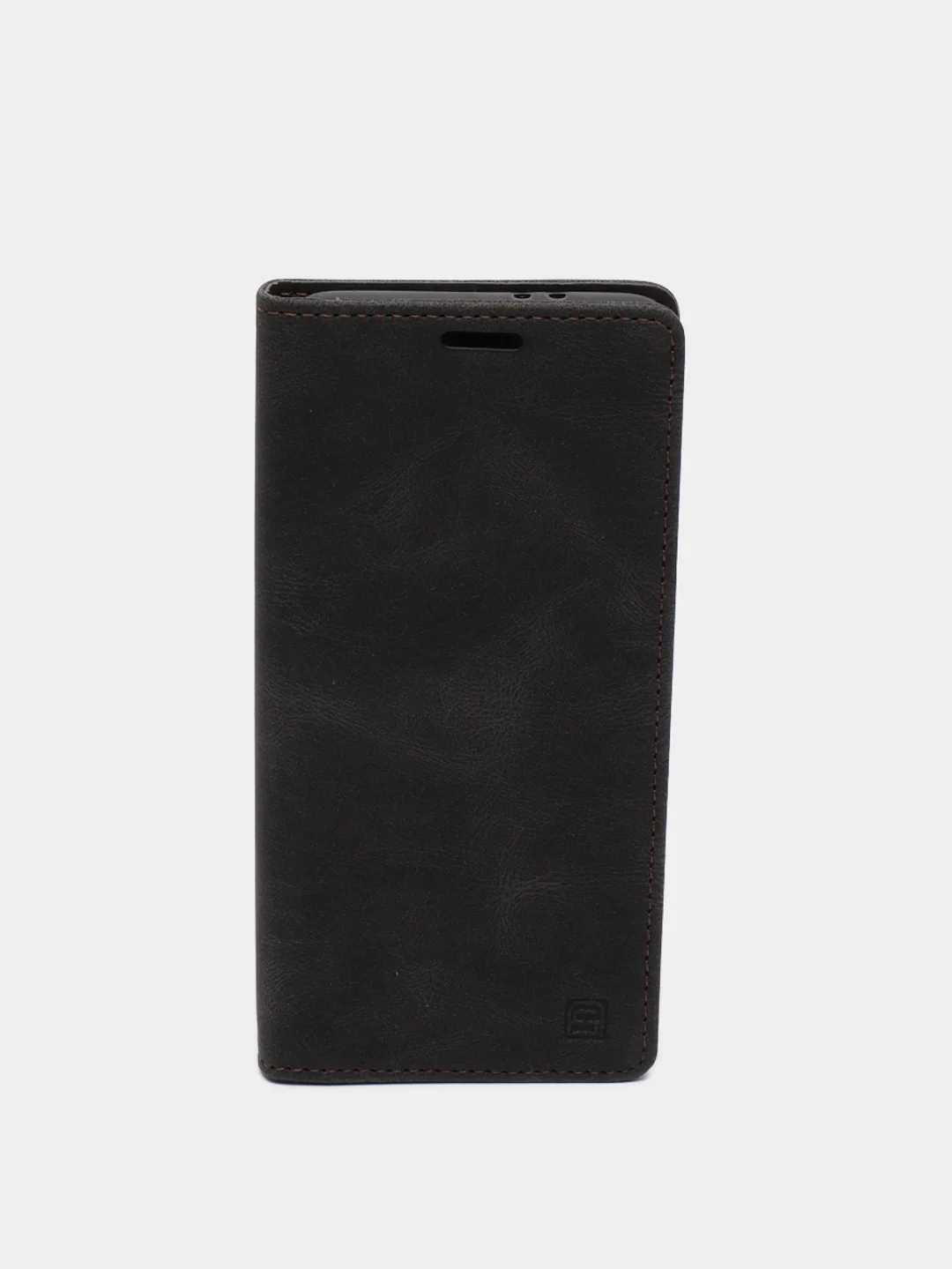 Черный чехол для Samsung S21 с карманом для карт и подставкой