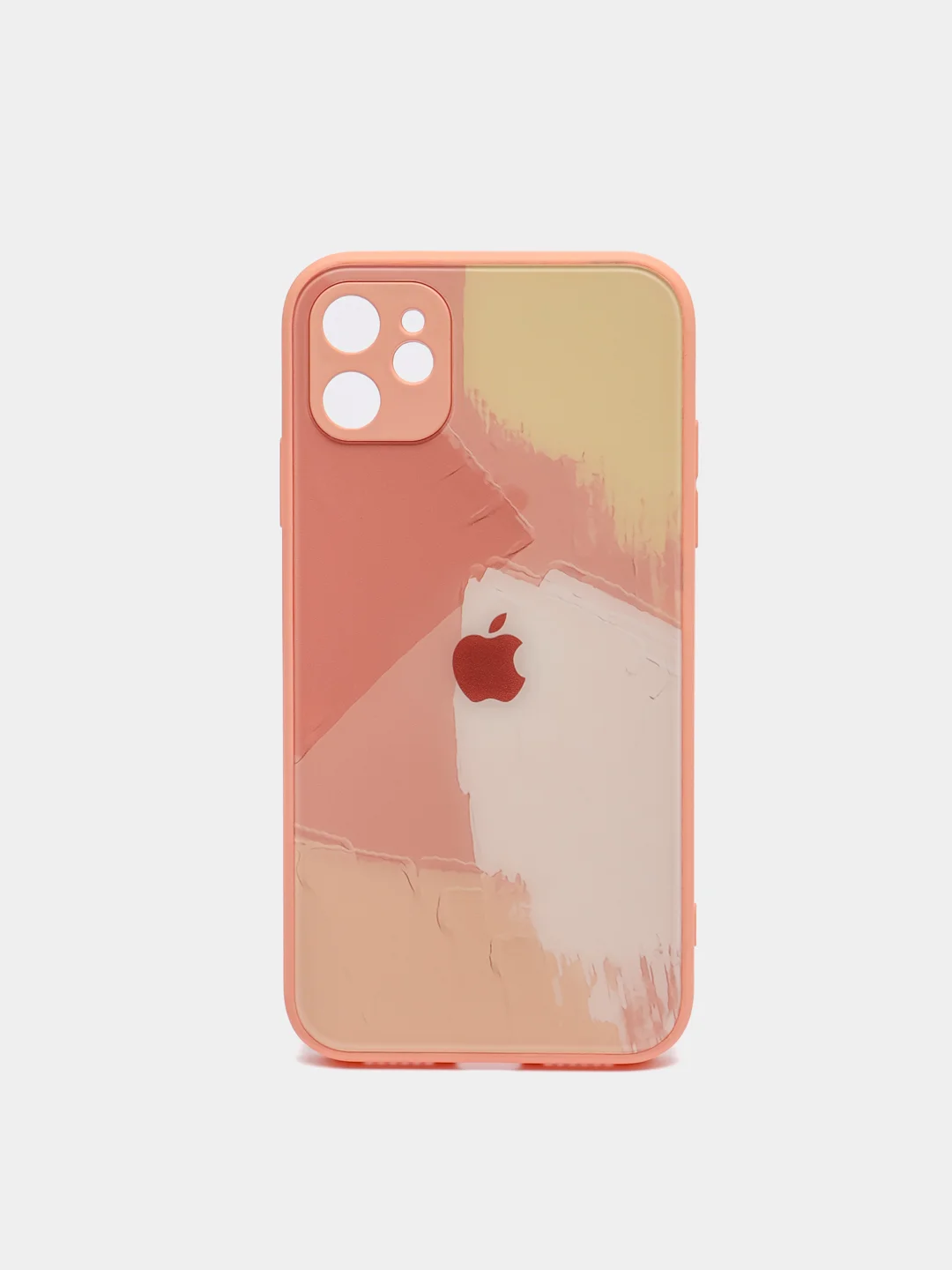 Конфетный чехол для iPhone (Айфон) 13 со стеклянной панелью