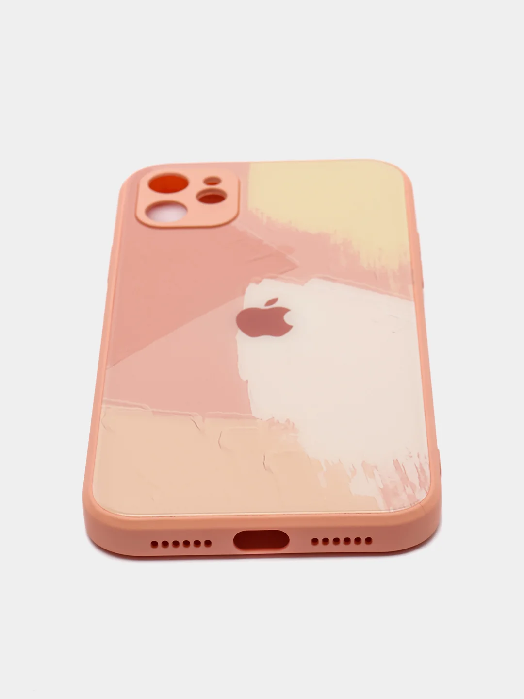 Конфетный чехол для iPhone (Айфон) 13 со стеклянной панелью