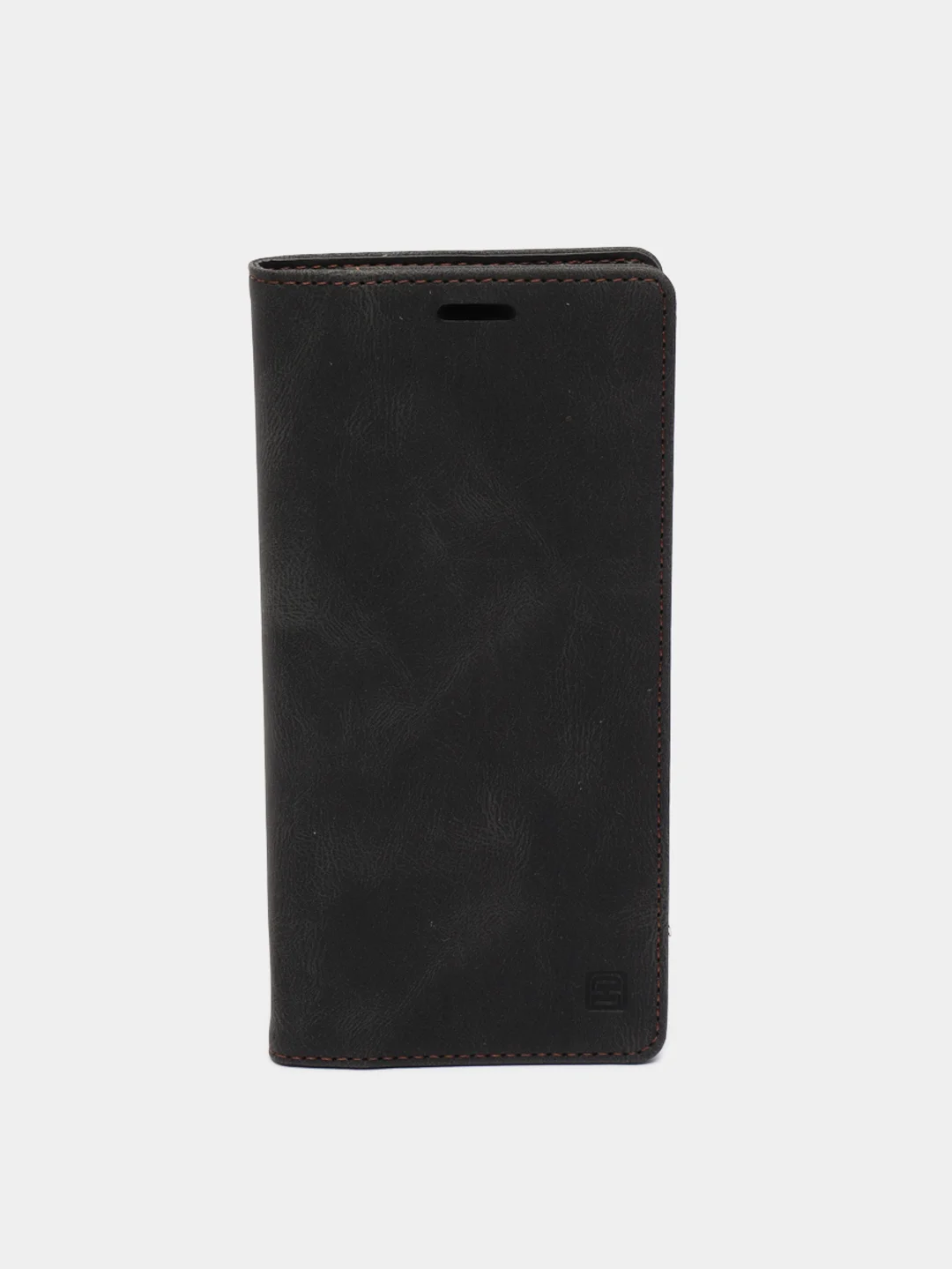 Черный чехол для Samsung S21 Plus с карманом для карт и подставкой