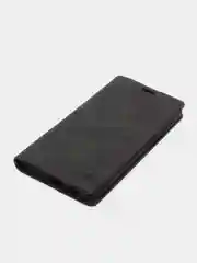 Черный чехол для Samsung S21 Plus с карманом для карт и подставкой