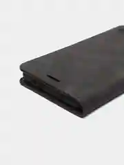 Черный чехол для Samsung S21 Plus с карманом для карт и подставкой